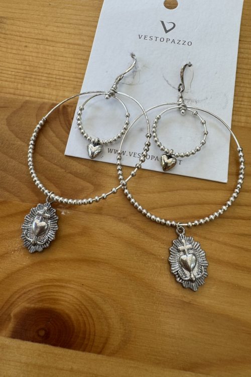 Orecchini sacro cuore